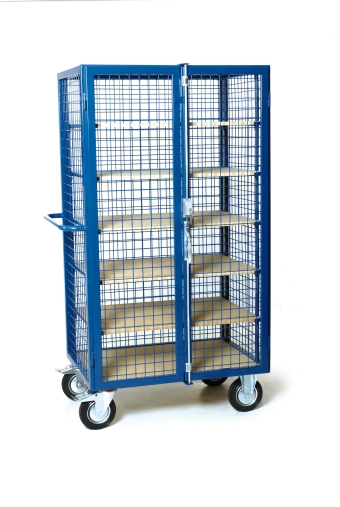 Etagewagen met gaas en deuren 1000x700 mm.