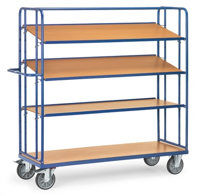 Etagewagen vast en verstelbaar etages