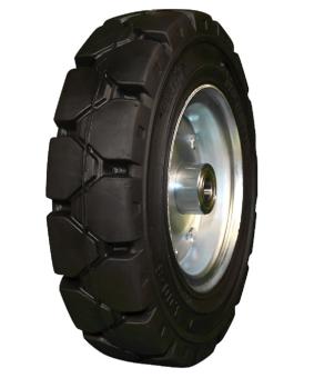 massief wiel 950 kg. as: ø25 mm.