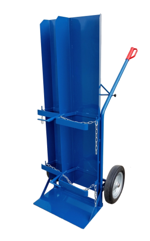 Flessenwagen voor 1x 40/50 liter en 1x 33kg/11kg fles