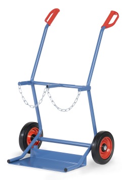 Flessenwagen 2x 20 liter fles luchtband