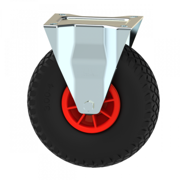 bokwiel met luchtband 260mm. en 150 kg. draagvermogen