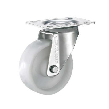 zwenkwiel nylon 100 mm.